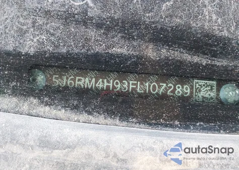 2015 Honda Cr-V Touring из США, поврежденный, VIN 5J6RM4H93FL107289